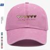 Pc Baseball Cap with Six HeartShaped Gradient Pattern Print Stylish and Beautiful Unisex Baseball Cap Adjustable Size Every
