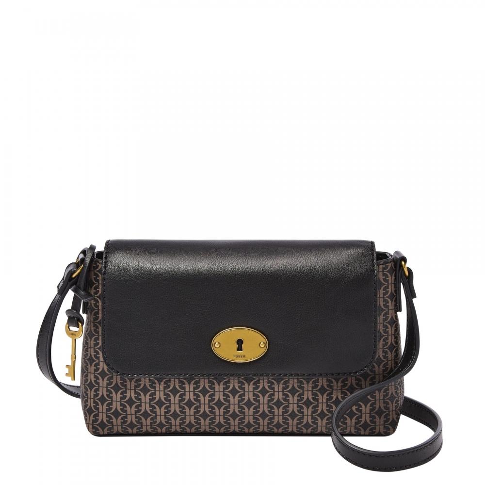 

Fossil Women s Gabriella Printed PVC Small Flap Crossbody