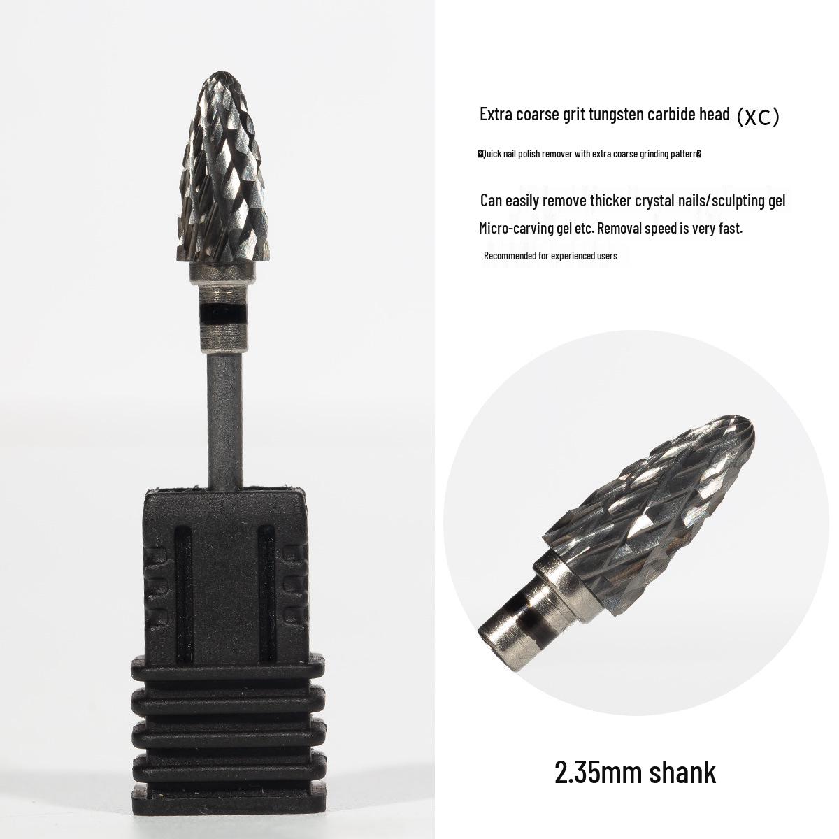 

Tungsten Steel Nail Drill Bit - No-Heat Cuticle & Nail Removal Tool