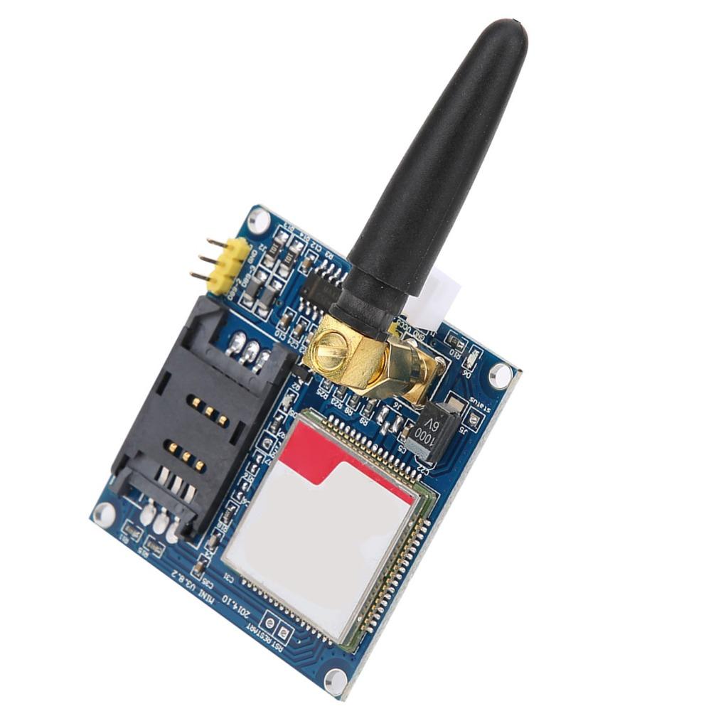 SIM 900A Entwicklungsboard Modul Mehrere Ports 50*49mm Drahtloses Erweiterungsmodul GPRS Board + Antenne SMS Übertragung