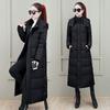 Thickened bread jacket, down cotton jacket, padded jacket, female Korean version slim long autumn and winter jacket, padded jacket, new in 2025