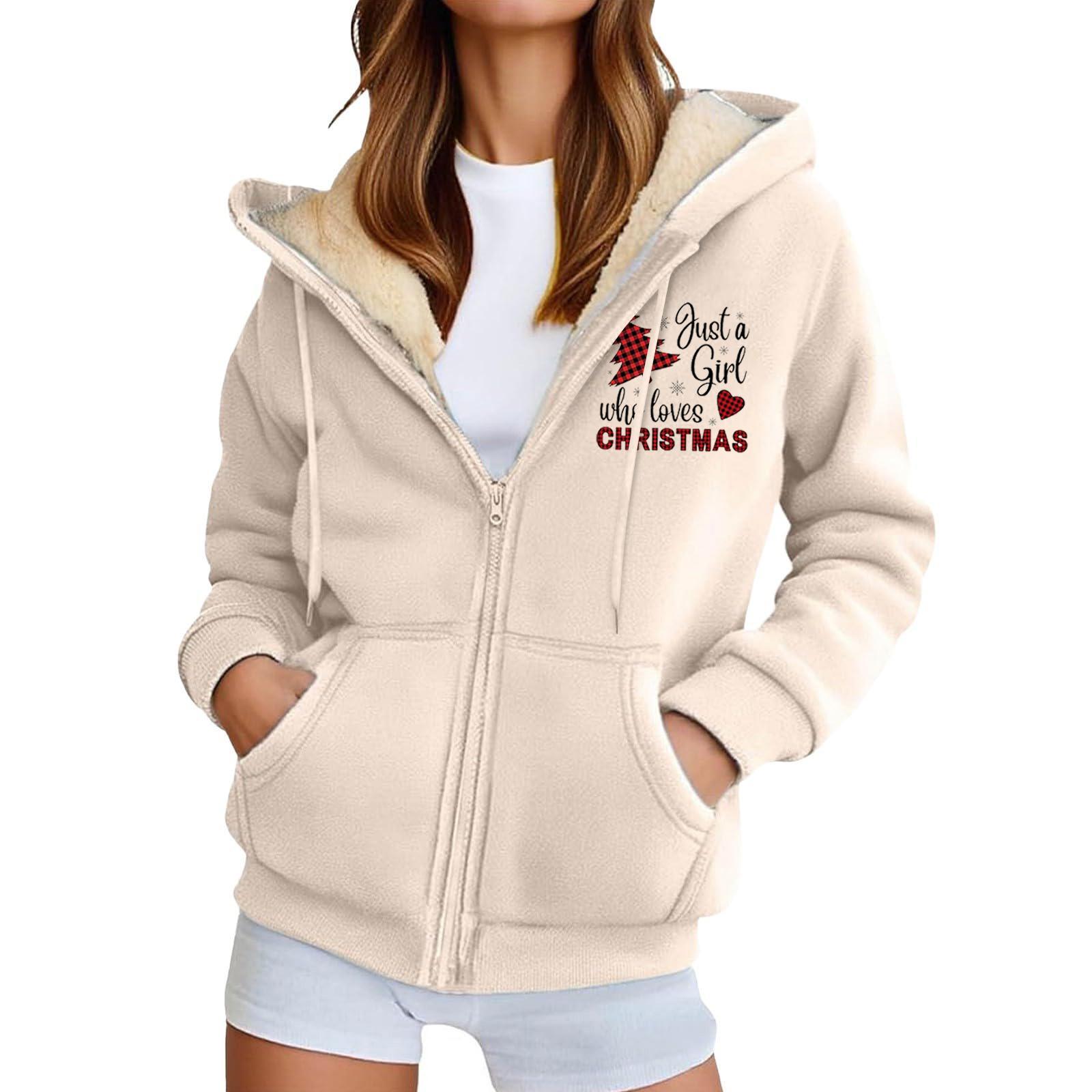 

Женская модная повседневная толстовка, свободный кардиган на молнии, с длинным рукавом, с капюшоном L бежевый