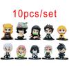 Movie Demon Slayer Anime Handmade Stove Door Charcoal Jiro You Bean Character Handmade PVC Model Desktop Ornament Birthday Gift