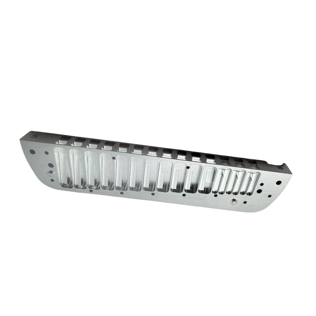 Chromatic Harmonica LAI257/255 with Metal Silver Aluminum Comb