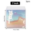 5Pcs 7/10/12 Inch Pvc Thicken Record Protective Sleeves Lp Vinyl Records Outer Sleeves Reusable Flat Open Top Bag Cover
