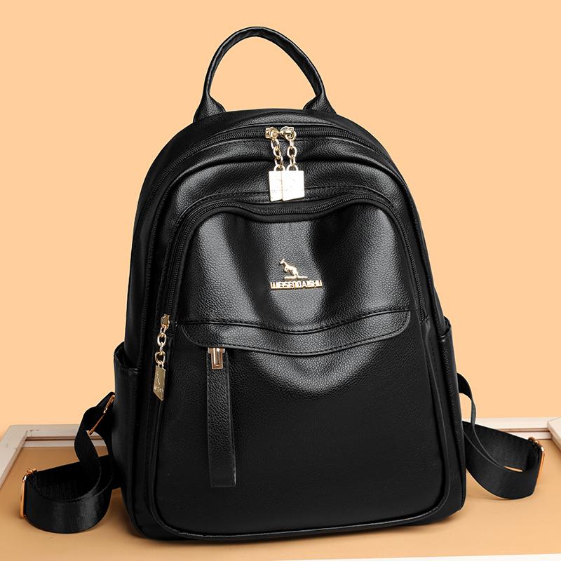 PU Backpack Women Large Capacity Travel Backpack