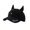Cotton Baseball Caps Fox Ear Peaked Cap Unisex Sunscreen Hat  Spring Autumn