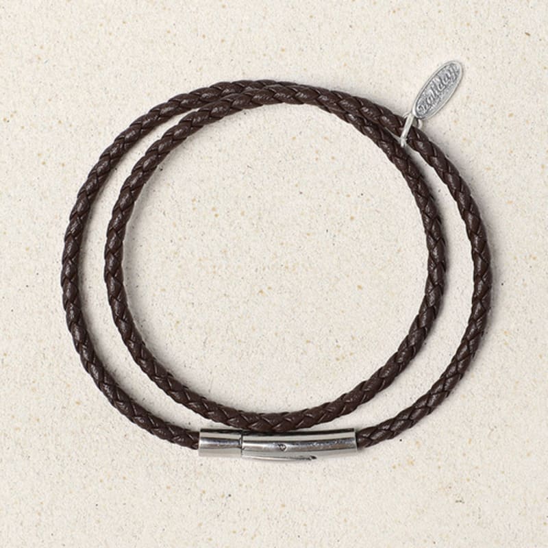 HolidayVisitor Massives Doppel-Rindsleder-Armband