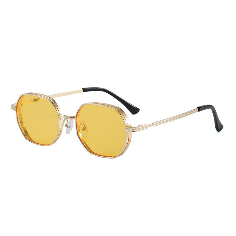 Sunglasses Women'S Advanced Sense Uv Protection Big Face Thin Sunglasses Sun Protection Retro Fashion