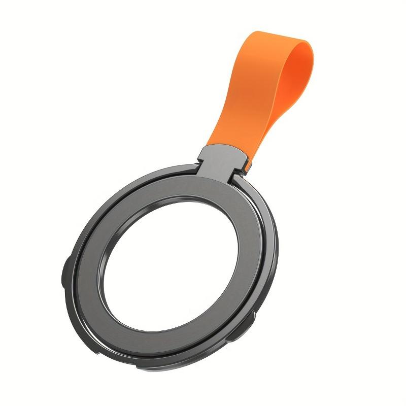 Metal Magnetic Silicone Suction Rotating 360°Folding Ring Phone Holder Alloy Portable Universal Desktop Creative Ring Holder