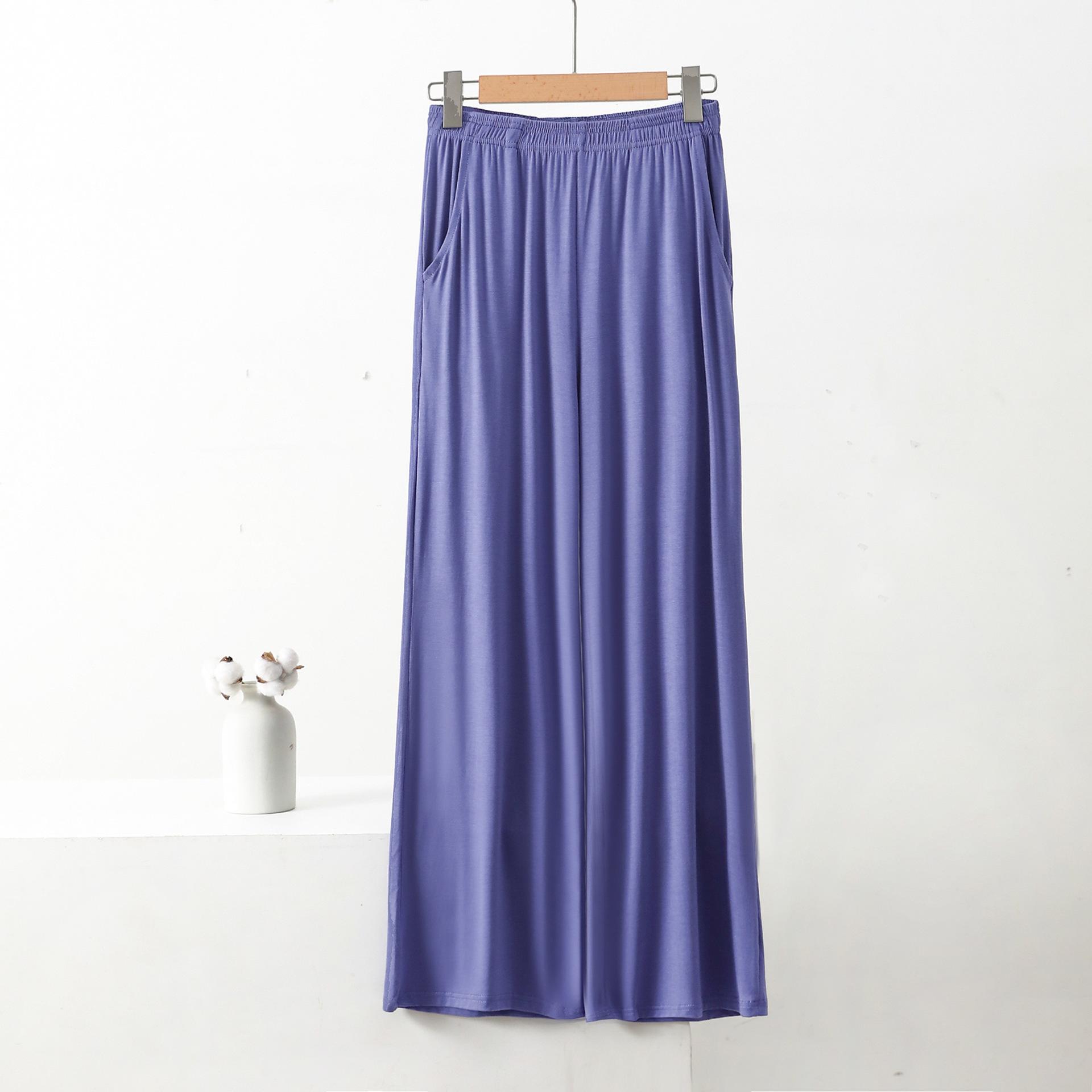 

Жіночі шикарні однотонні прямі штани з кишенями. Широкі брюки на резинці. Повсякденні вільні штани. Штани з високою талією. Повсякденні штани для йоги. 5XL