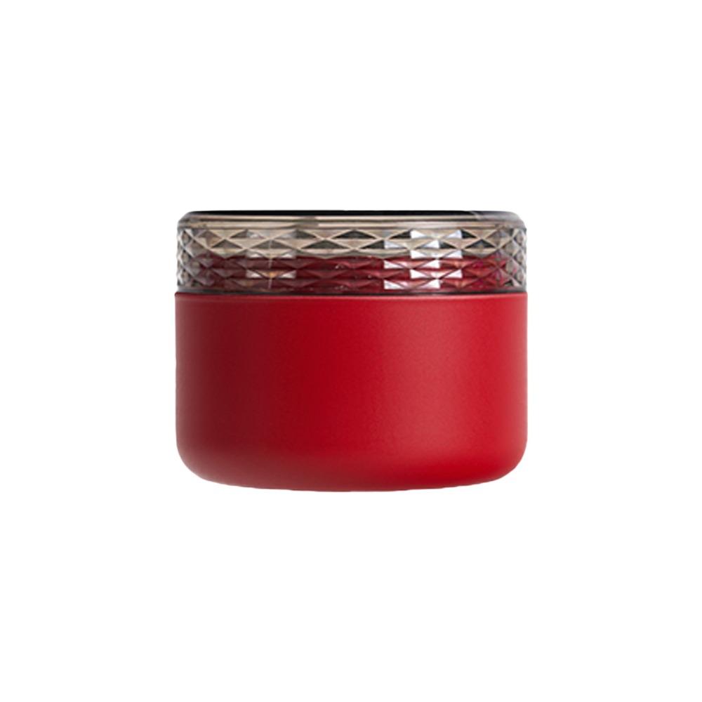 2PCS Tinplate Mini Tea Jar Acrylic Lid Empty Tea Tin Can Storage Jar Tea Sealed Jar Travel 5-10g красный