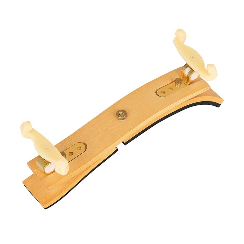 

Adjustable Wood Violin Shoulder Rest 4/4 Size with Comfortable Cushion Shoulder Holder Suitable for Enhanced Playability 1