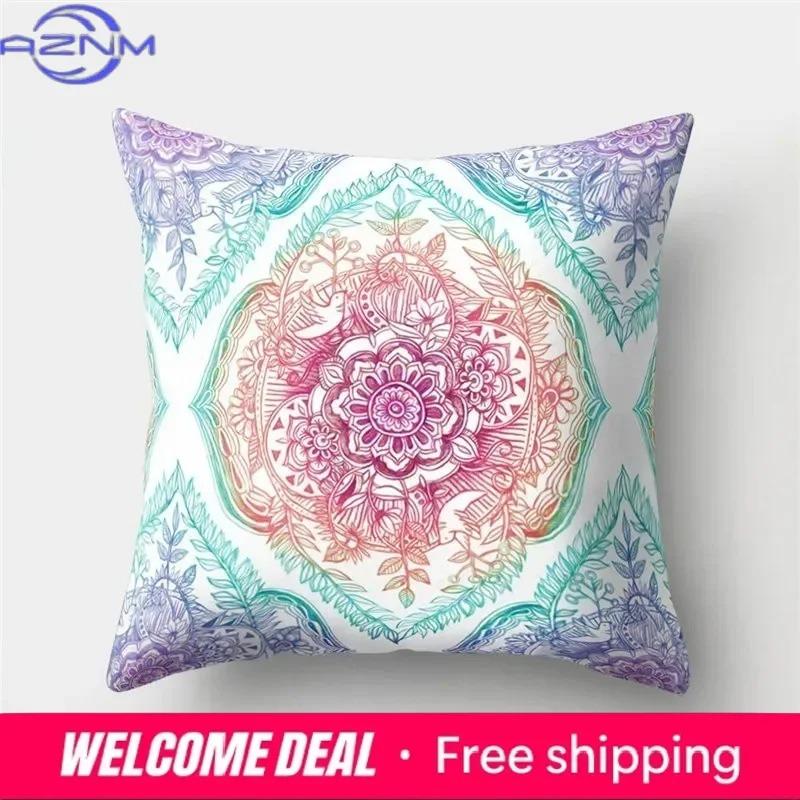 1 Mandala Chinese Decorative Pillow Polyester Bag Home Decoration Living Room Sofa Decorative Pillow 40508
