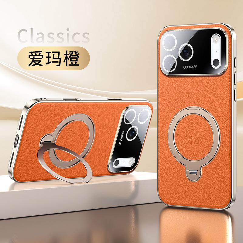 Applicable to Apple 11Pro mobile phone case Magnetic suction iPhone11ProMax rotating ring bracket Anti-drop 11AIR