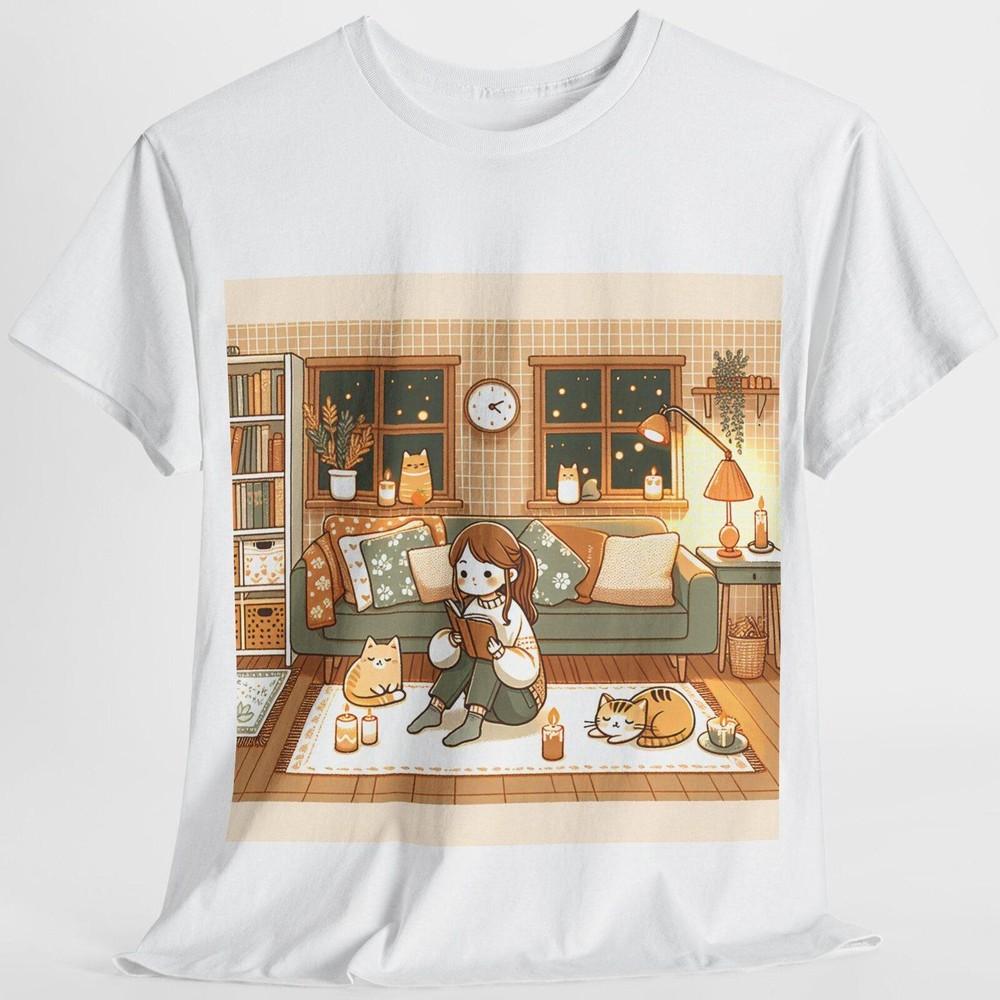 

31 Cozy Cat Lover Tee - Cute Pet Illustration, Perfect Gift for Cat Enthusiasts Unisex T-Shirt S