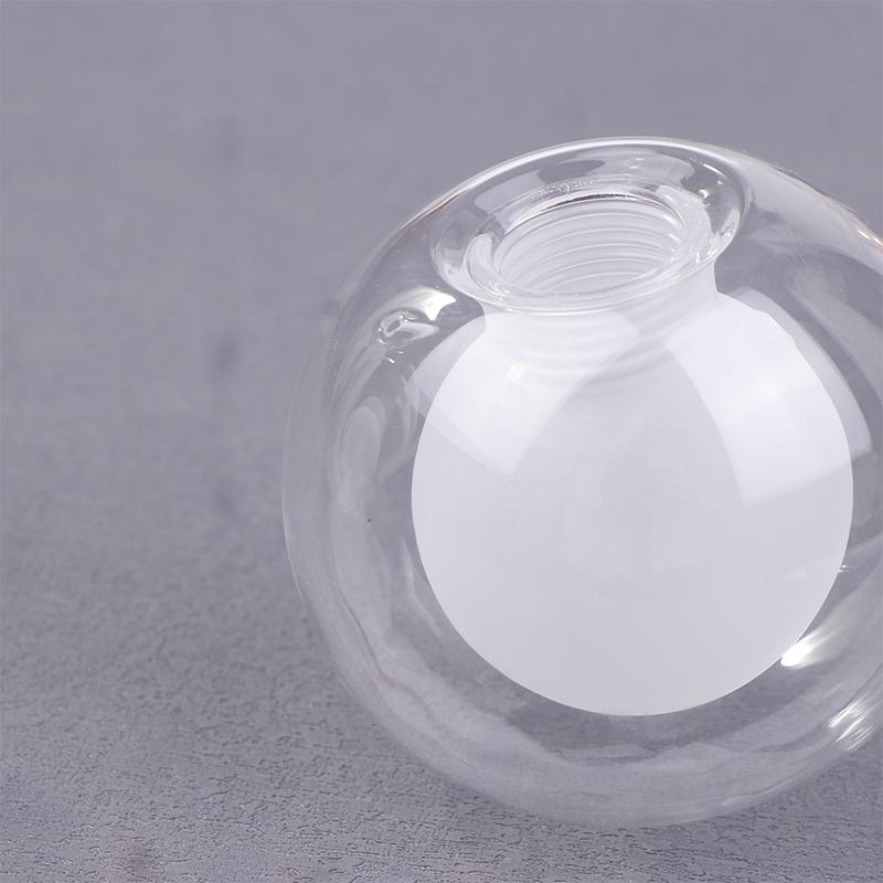 Kugel in Kugel G9 Globus Glasschirm Ersatz Klar Weiß D80Mm D100Mm D120Mm Fassungsöffnung Lampenschirm G9 Abdeckung
