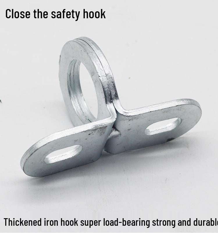 Reinforced Ceiling Fan & Chandelier Hook – Heavy-Duty Safety Iron Hook for Wall & Floor Slabs