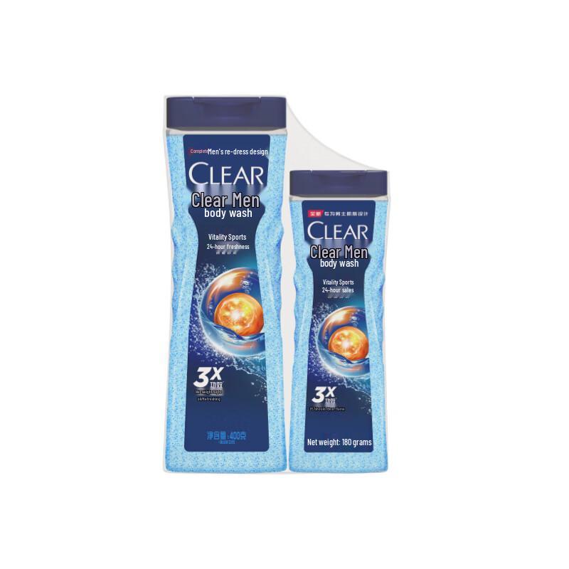 CLEAR Men's Shower Gel Set