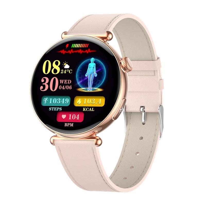 ET491 Fashion AI Smart Watch AMOLED Ladies ECG Health Monitoring BT Calling Wristwatch Women Sports Fitness Tracker Smartwatch
