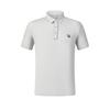 Fila Golf Business High-End Minimalist Sports Sun Protection Polo Shirt Men Polo Shirts Misty-Gray A11M435144FGY