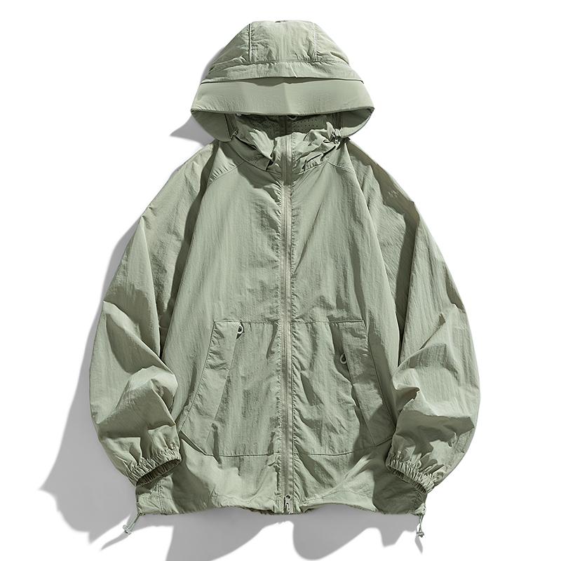 Roupa de Proteção Solar para Exterior Com UPF50 Seda Gelada E Proteção UV, Seda Gelada Ultra-fina E Respirável, Adequada Para Casais