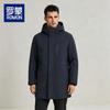 ROMON Men's Mid-Length Business Casual Down Jacket
