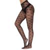 Black Stockings, Spring/summer Thin Stockings with Heart Pattern, Leggings, Hollow Lace Socks3093