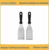 Espátula de Aço Inoxidável para Chapa Teppanyaki e Churrasqueira Ferramenta de Cozinha