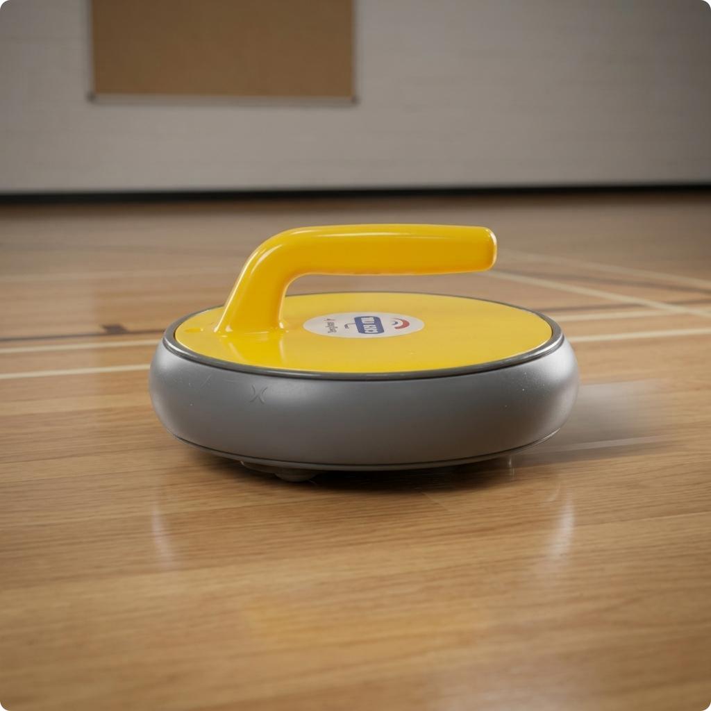 4 Pieces Dry Land Curling Stones Even Sliding Floor Curling Set Sports Equipment Simulated Ice Feel Realistic Play