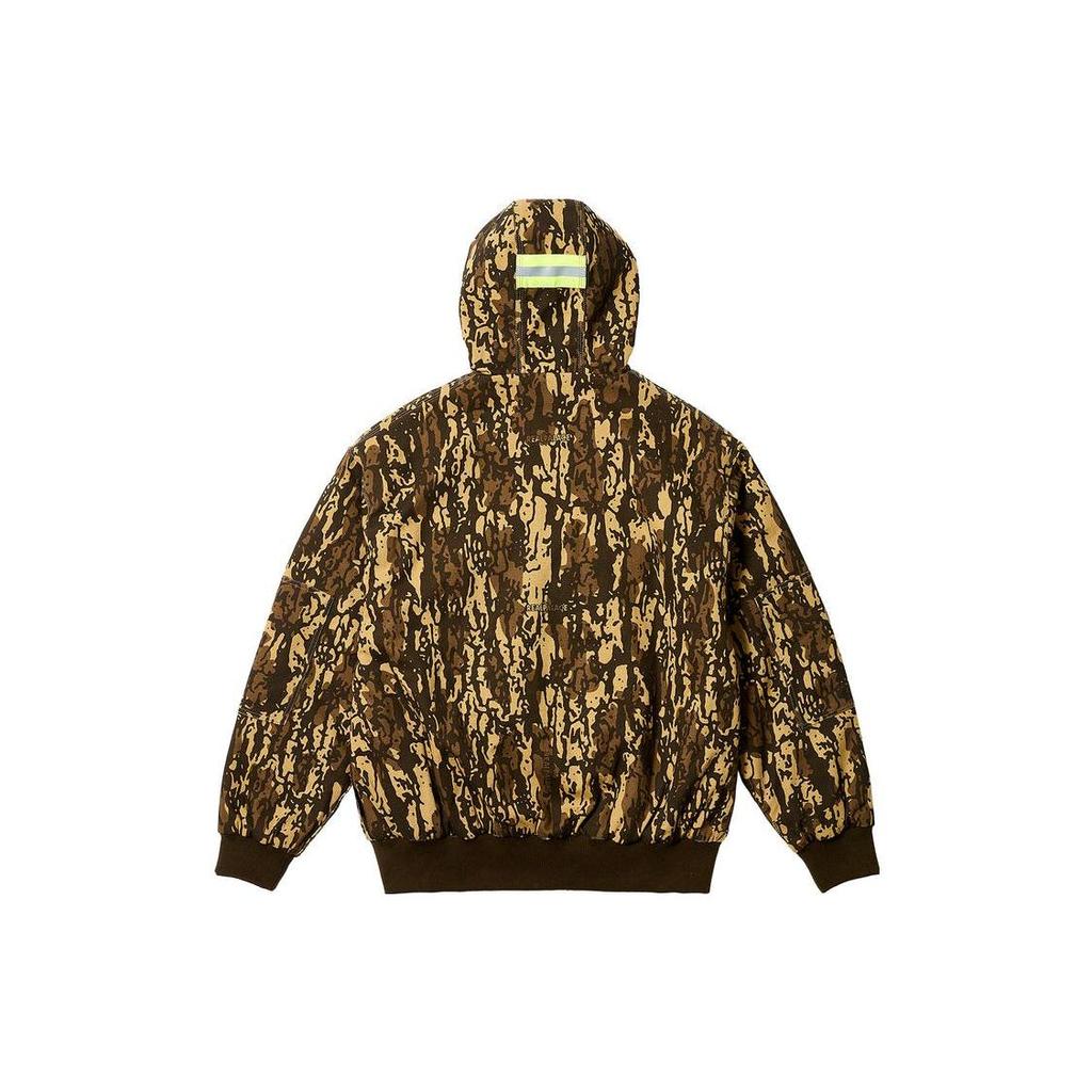 Palace Hardware Hooded Workwear Jacket Khaki Unisex Outerwear Tan P25JK090