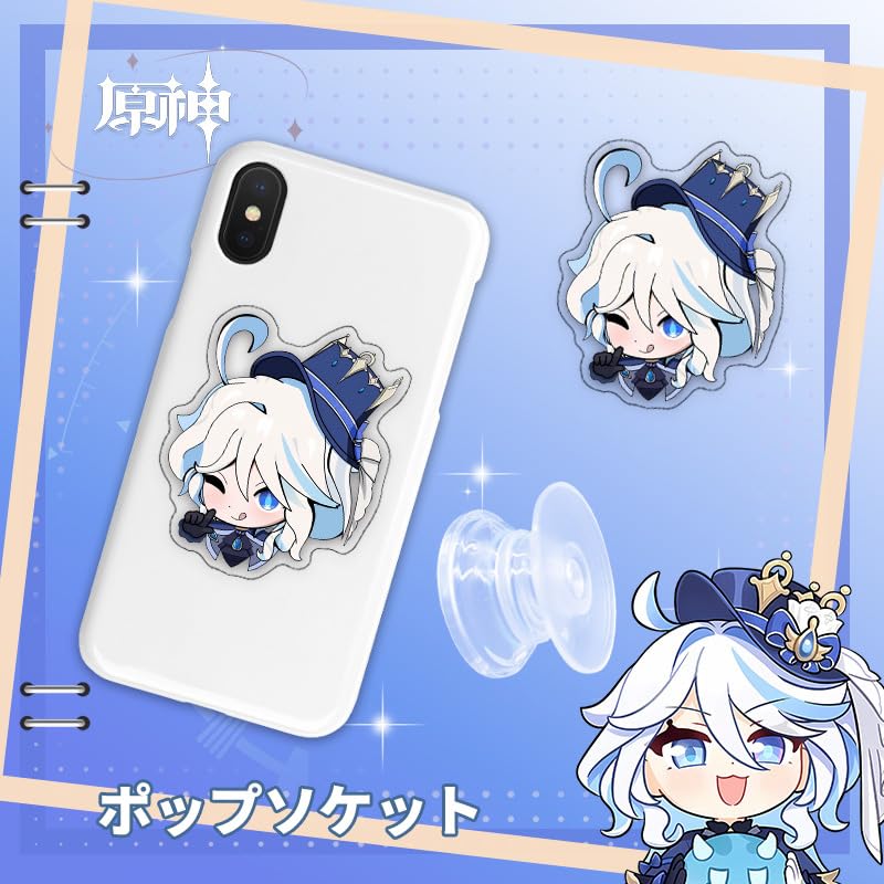 DIROLVON Genshin Impact Freena Goods: Water God Lucky Bag Set with Badge, Acrylic Stand, Wall Hanging, Birthday Gift (Freena)