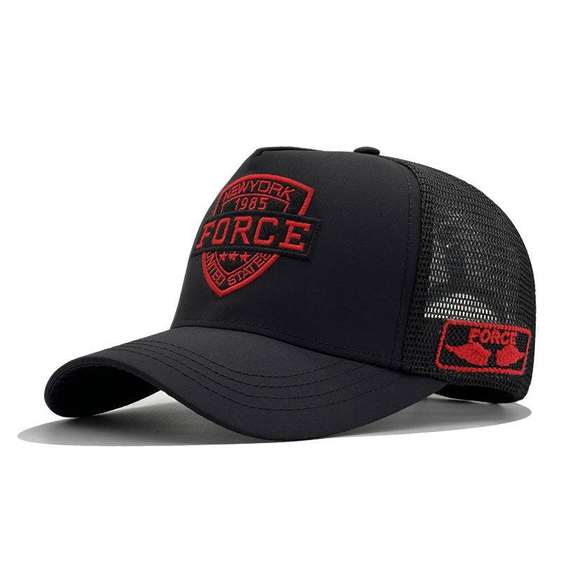 

Breathable Cotton Baseball Cap Men s Summer Snapback Hat Unisex Outdoor Sport Trucker Caps for Women Hip Hop Fashion Streetwear Adjustable червоний