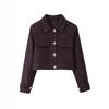 Women's Autumn European & American Fashion Simple Short Denim Jacket