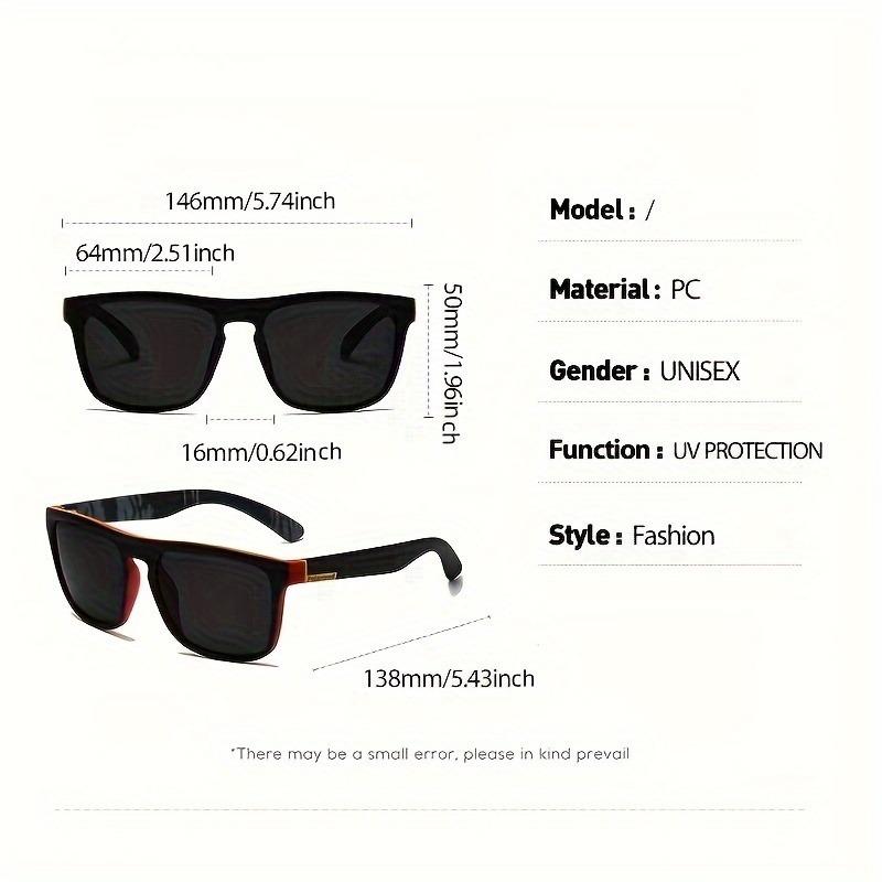 8pcs Sporty Sunglasses Set  Vibrant Gradient Lenses Full Rim Design for Running Hiking and Outdoor Activities