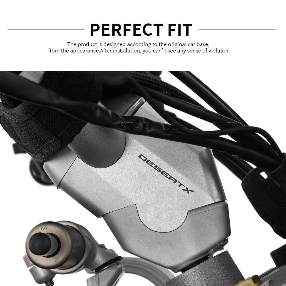 Drag Handle bar For Ducati Desert X DesertX 2022- Motorcycle With Offset Handlebar Risers Clamp Extension Adapter