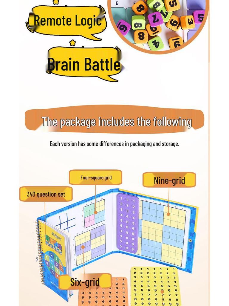 Magnetic Sudoku Cube: Educational Parent-Child Chess Game