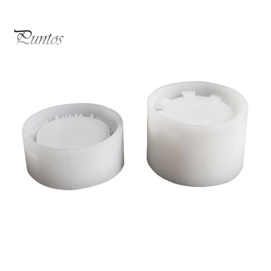 

1/2 шт. Форма для підсвічника для пасхального кролика, силіконова форма для лиття ручної роботи з епоксидної смоли. DIY. Форма для виготовлення орнаменту. Підставка для свічок із кроликом. 1 Set