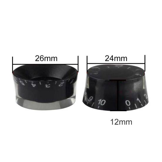 Potentiometer Lautstärke Tonregler Knopfkappe für Les Paul E-Gitarrenteile