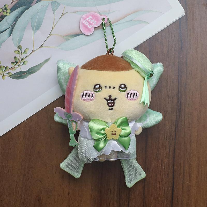 Chiikawa Doll First Generation Magical Girl Generation Usagi Momonga Hachiware Cartoon Plush Doll Doll School Bag Pendant Gift