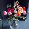 Rose Bouquet Compatible Building Blocks For Valentines Day Gift Diy Collectible