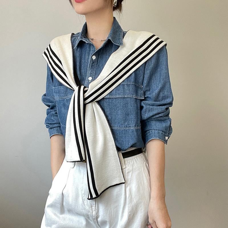 Fancy Spring and Autumn Ladies Waistcoat Travel and Leisure Women Fashion Knitted Shawl