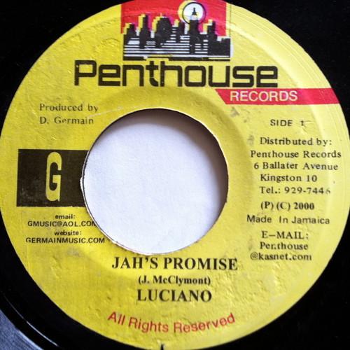 7inch Record LUCIANO - Jah's Promise none Penthouse Recor 2000 Jamaica Reggae, Ska & Dub Used