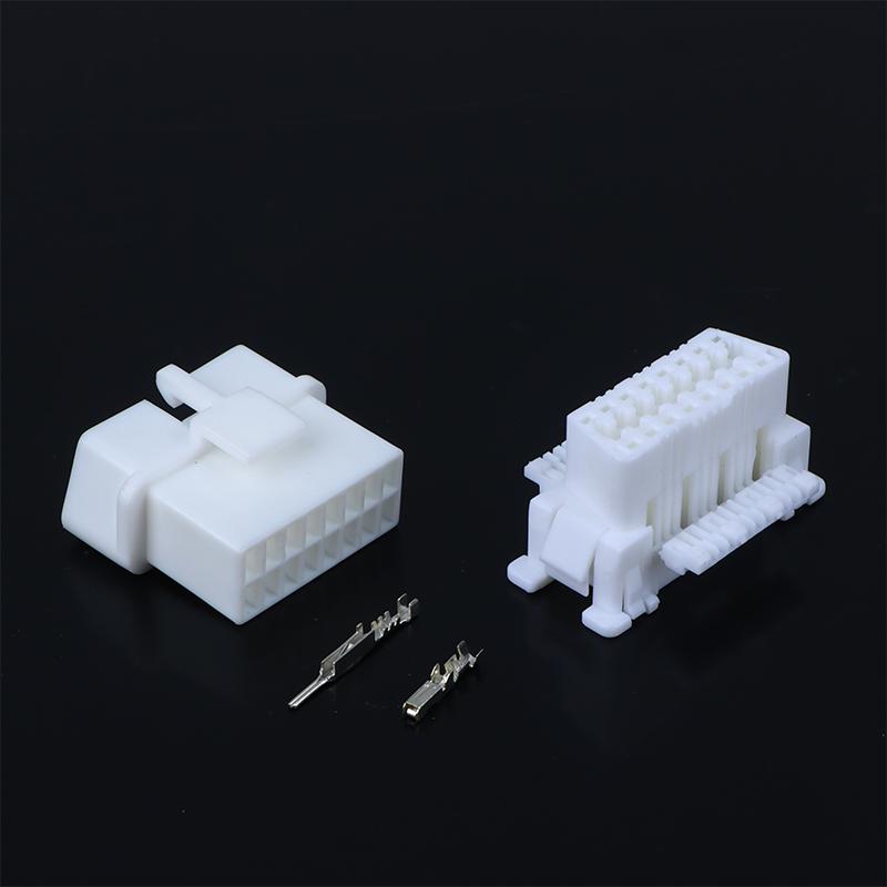 Dj7163-1.8-11/21 16 Pin 179631-1 Car Obd Connector Diagnostic Socket Plug Compatible With Toyota