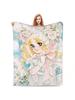 Candy Candy Anime Manga Knitted Blanket  Throw Blankets Summer Air Conditioning Personalised Lightweight Bedsprea
