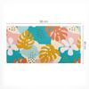 Anti-slip Vinyl Decorative Mat Floral Collage Retro 90x45 Cm