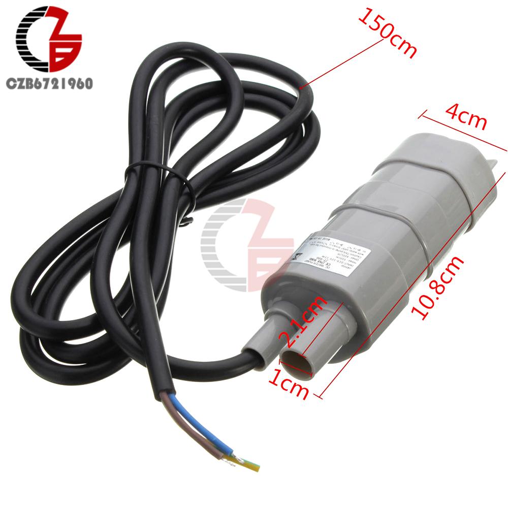 DC 12V 24V JT-500 Immersible Submersible Pump 600L/H 5M for Water Aquarium Bath