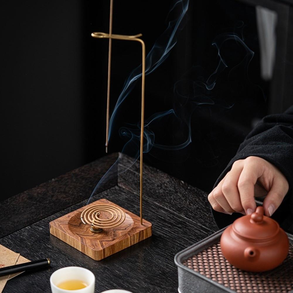 Incense Tray Upside Down Incense Burner Desktop Decor Mosquito Incense Plate Holder  Gift