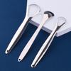 Stainless Steel Tongue Scraper - Bad Breath Removal Tool & Tongue Cleaner