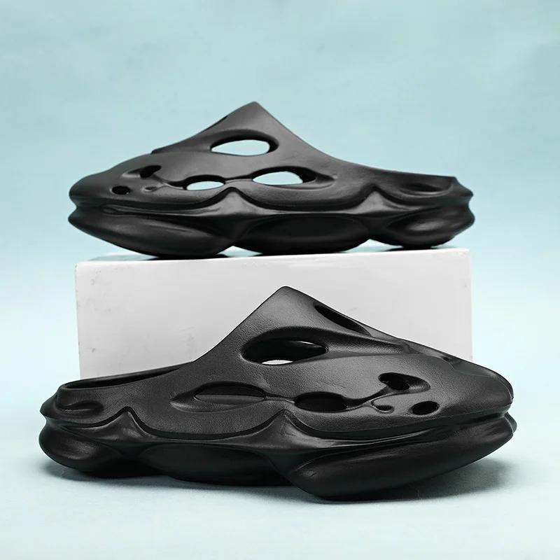 Men Slippers Lightweight Summer Shoes Casual Sandals Comfortable Beach Shoes